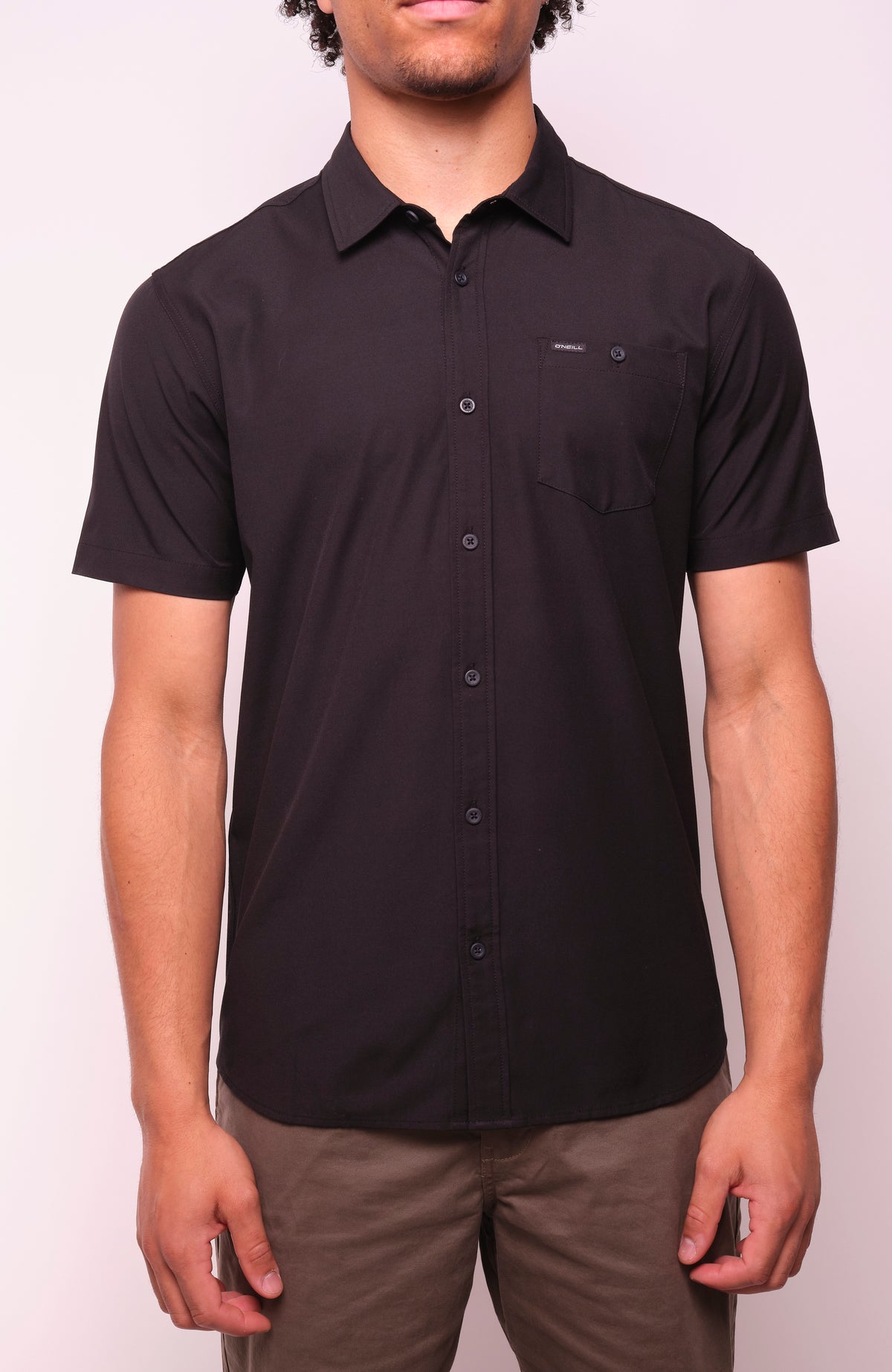 LIGHT CHECK HYBRID WOVEN TEE