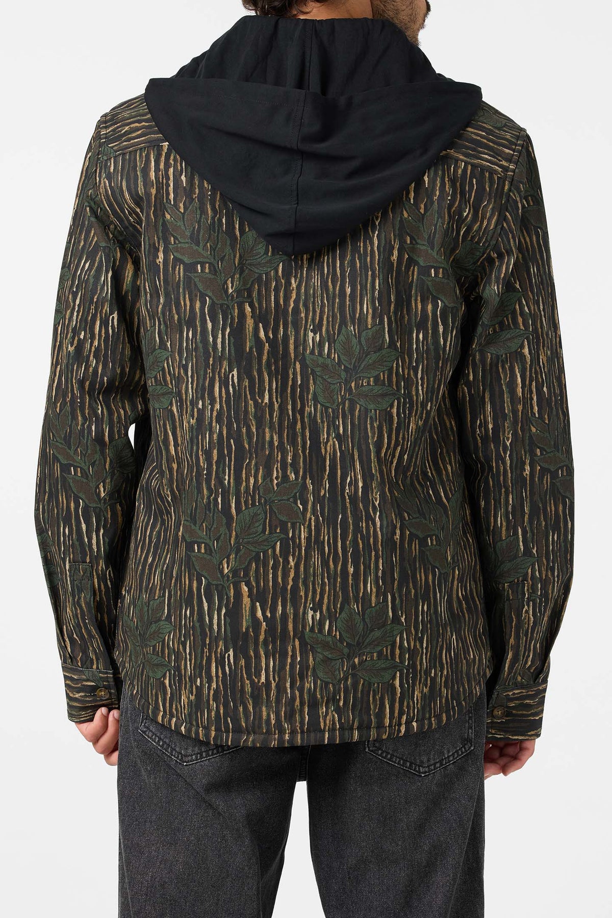 HOODED LINED FLANNEL