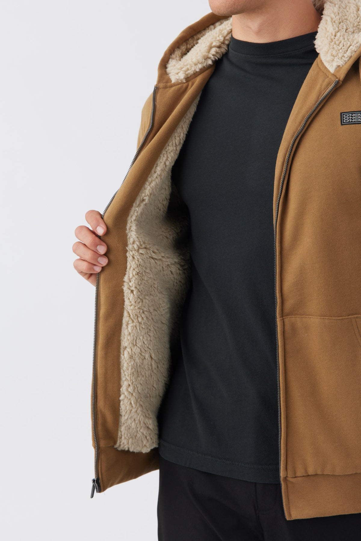 FIFTY TWO SHERPA ZIP HOODIE