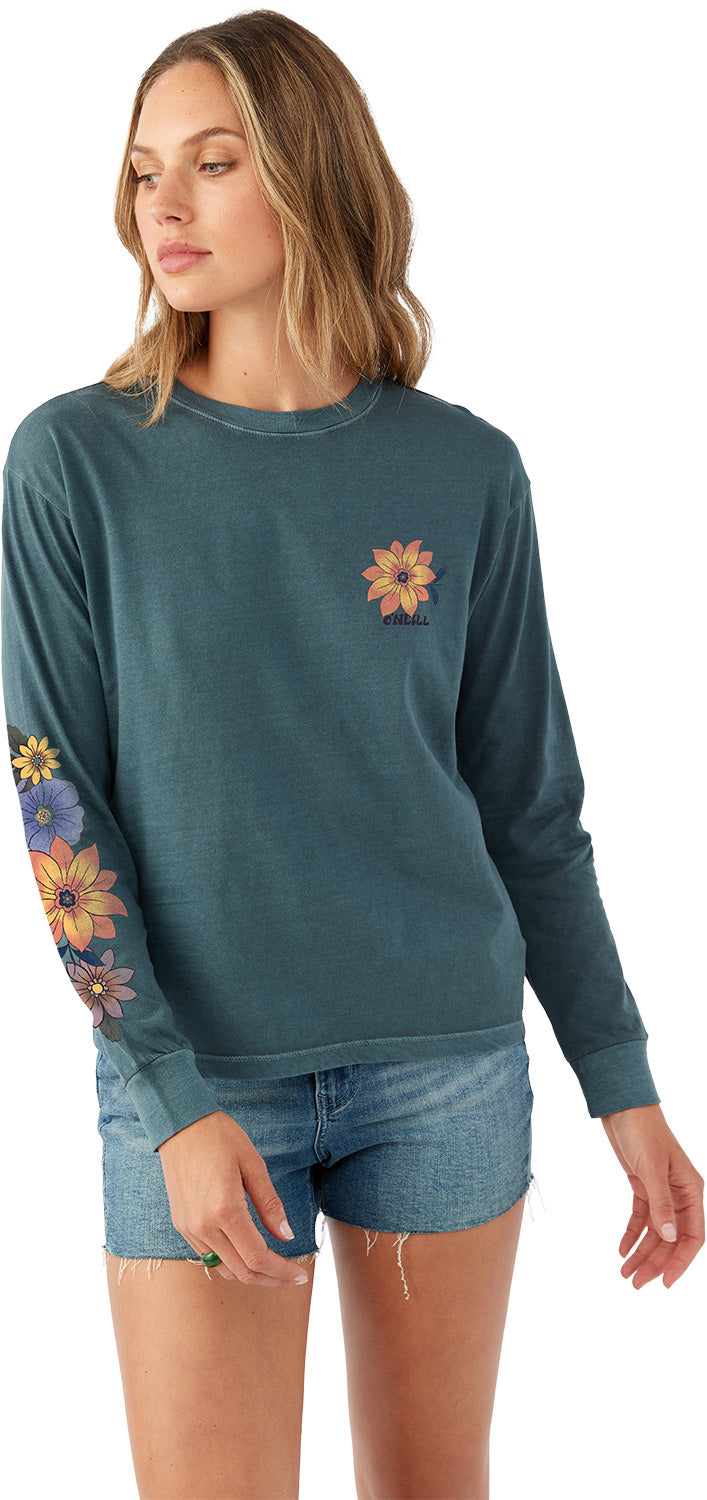 TATUM FLORAL LONG SLEEVE TEE