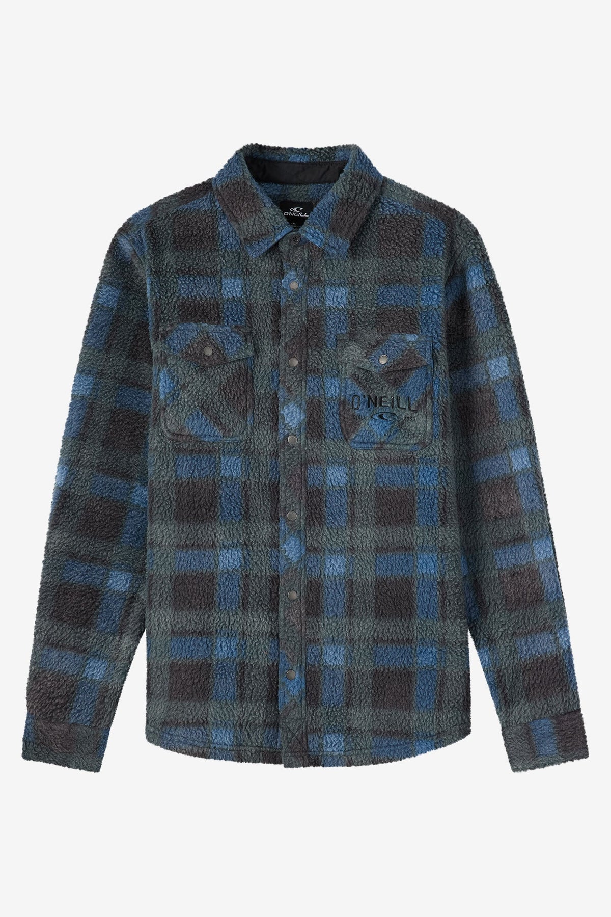GLACIER PLAID HIGH PILE SUPERFLEECE