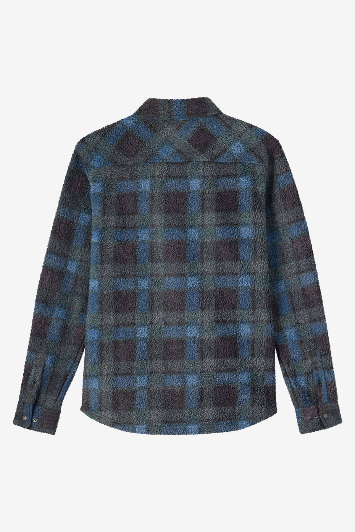 GLACIER PLAID HIGH PILE SUPERFLEECE
