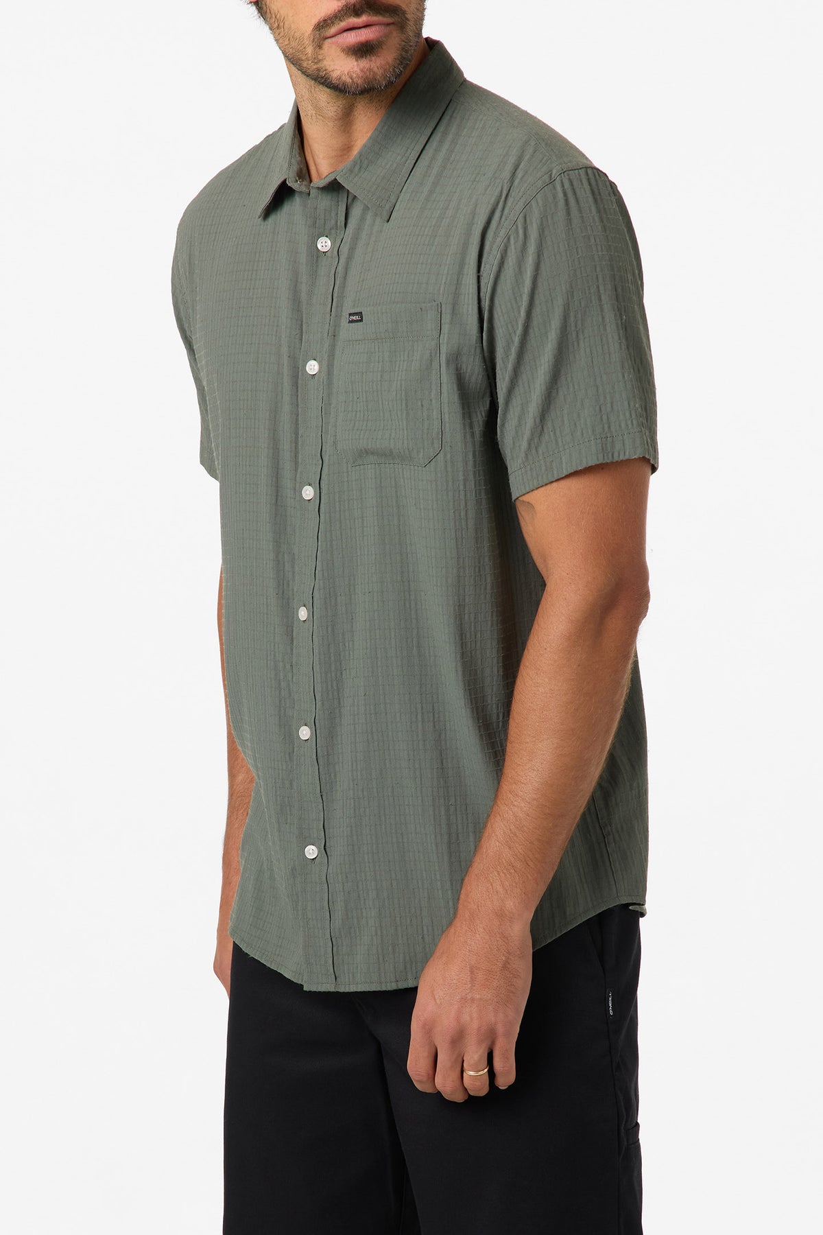 TRVLR TRAVERSE PERFORATED WOVEN SHIRT