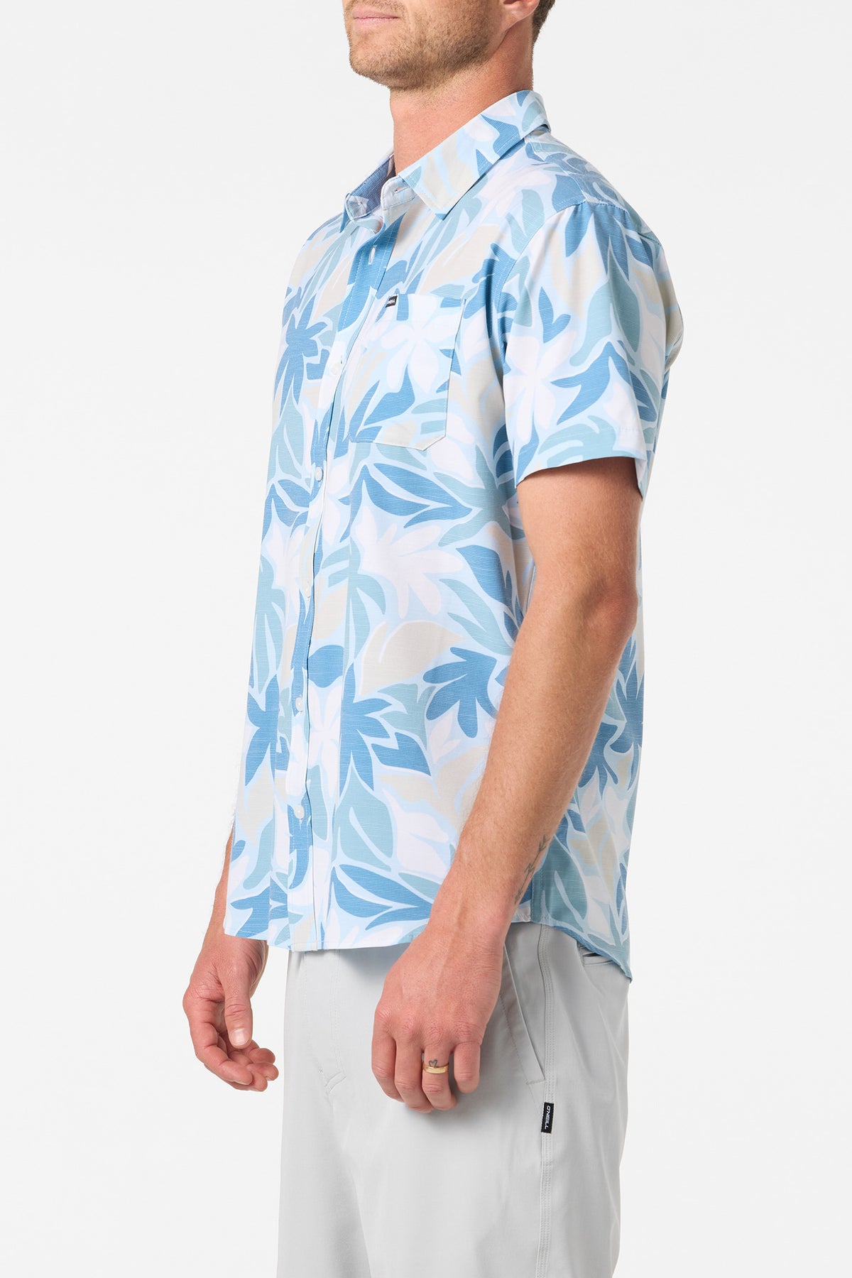 UPF SLUB STANDARD SHORT SLEEVE WOVEN SHIRT