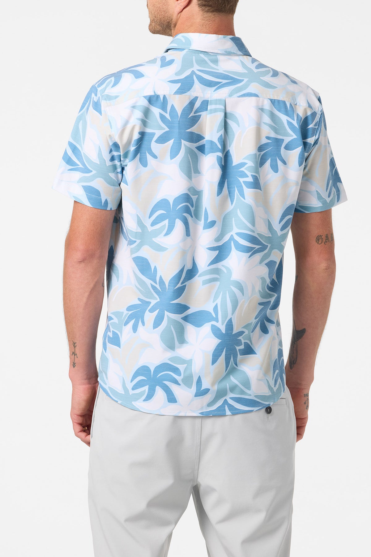 UPF SLUB STANDARD SHORT SLEEVE WOVEN SHIRT