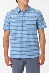 UPF SLUB RELAXED SHORT SLEEVE WOVEN SHIRT