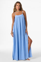 SALTWATER SOLIDS SAI MAXI COVERUP DRESS