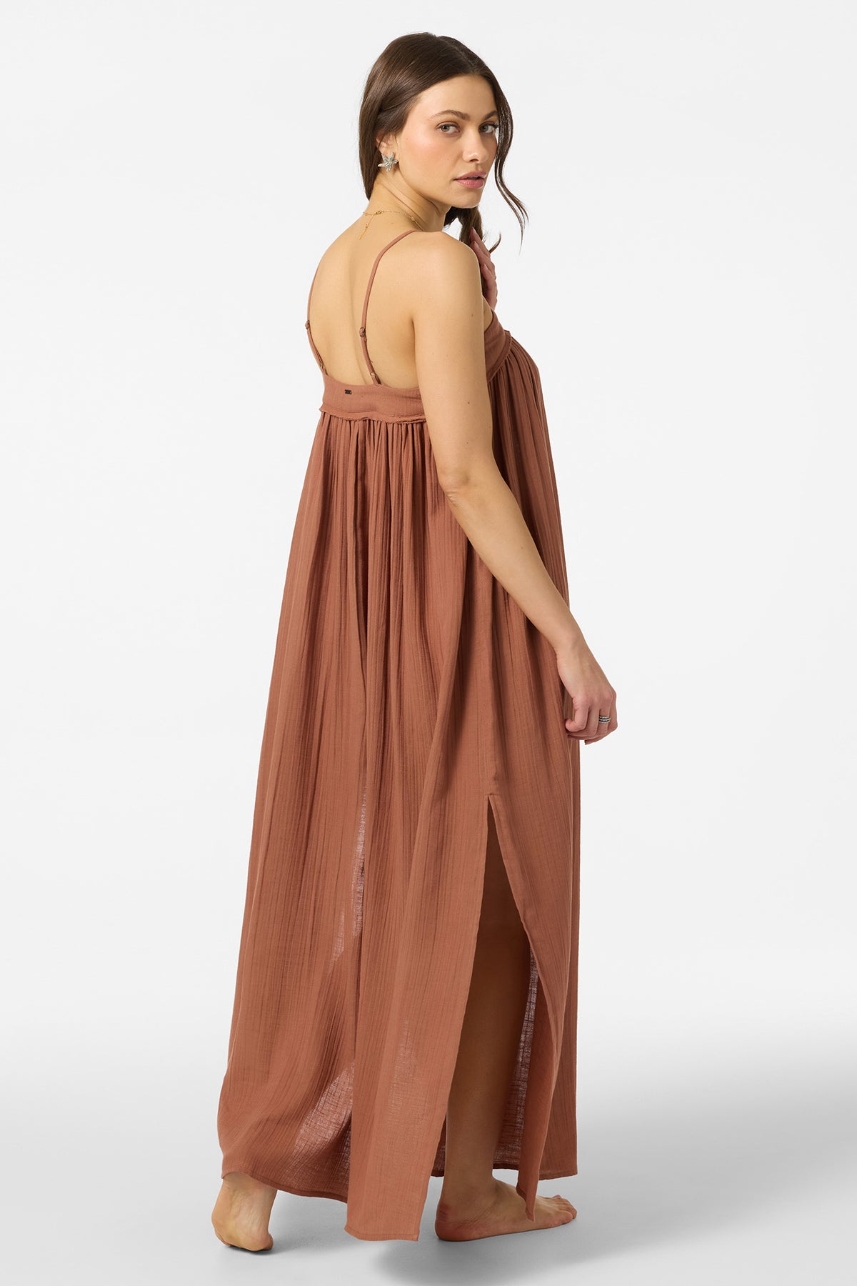 SALTWATER SOLIDS SAI MAXI COVERUP DRESS