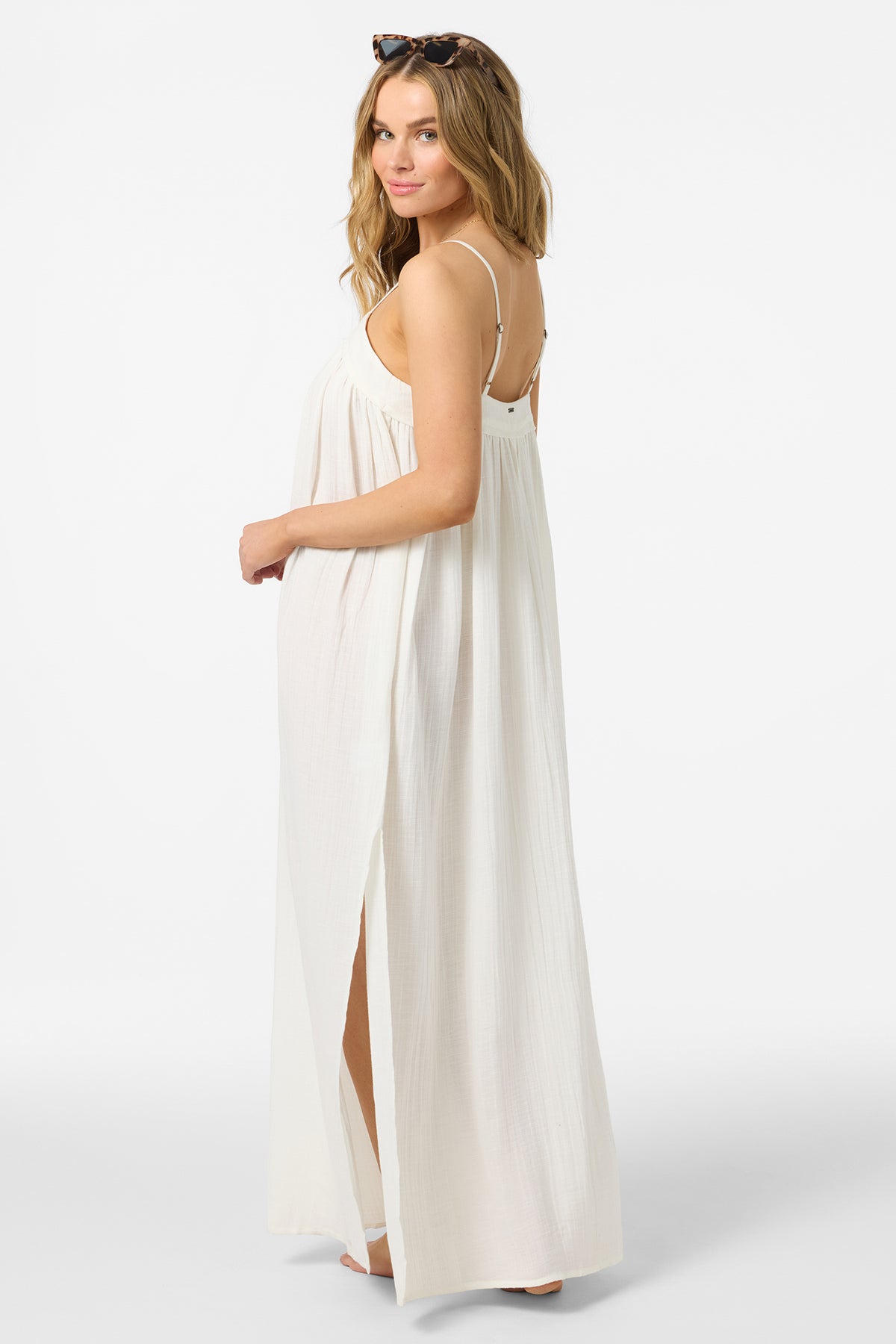 SALTWATER SOLIDS SAI MAXI COVERUP DRESS