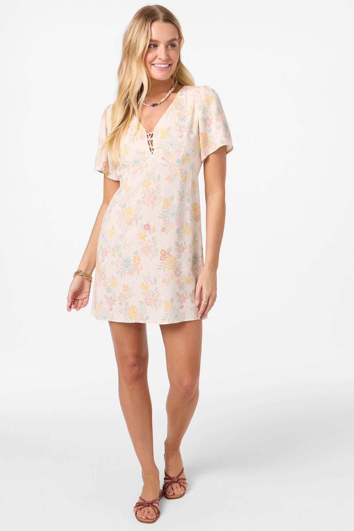 ROBIN FLORAL MINI DRESS