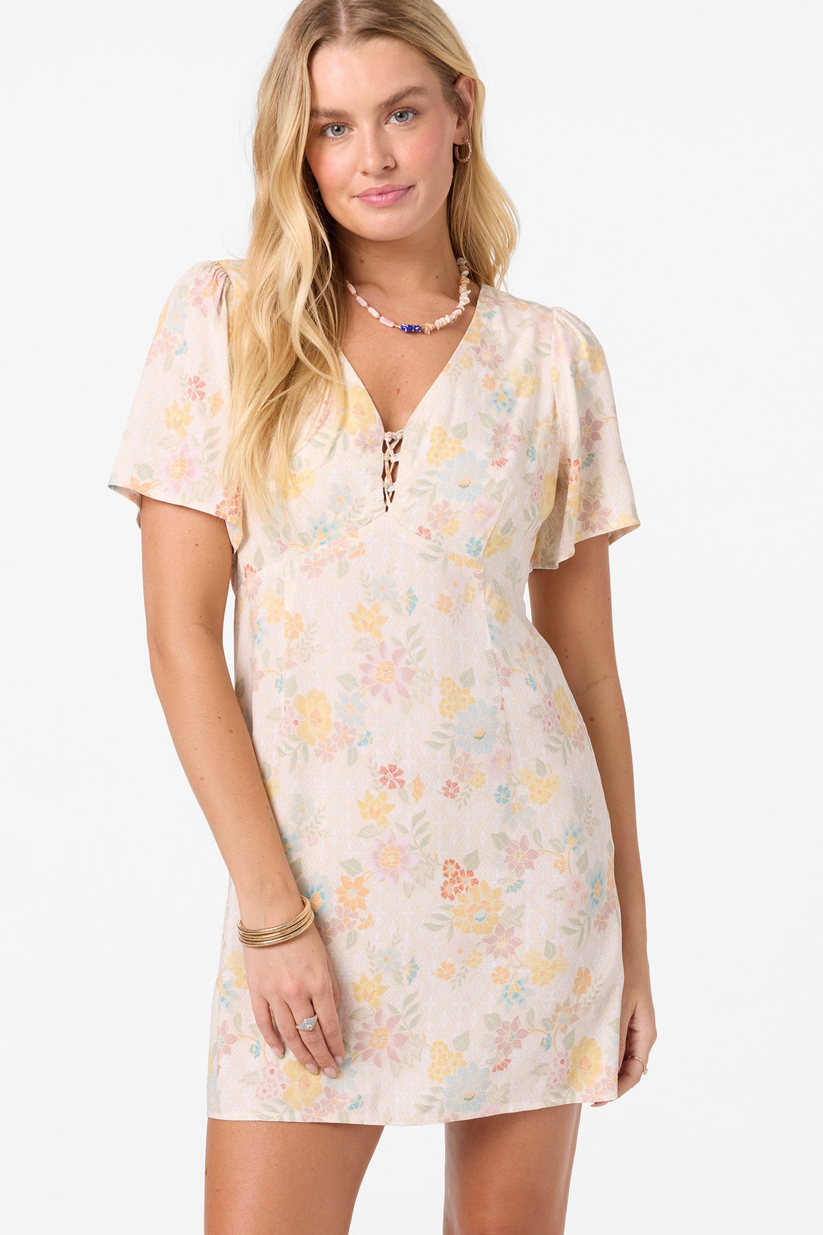 ROBIN FLORAL MINI DRESS