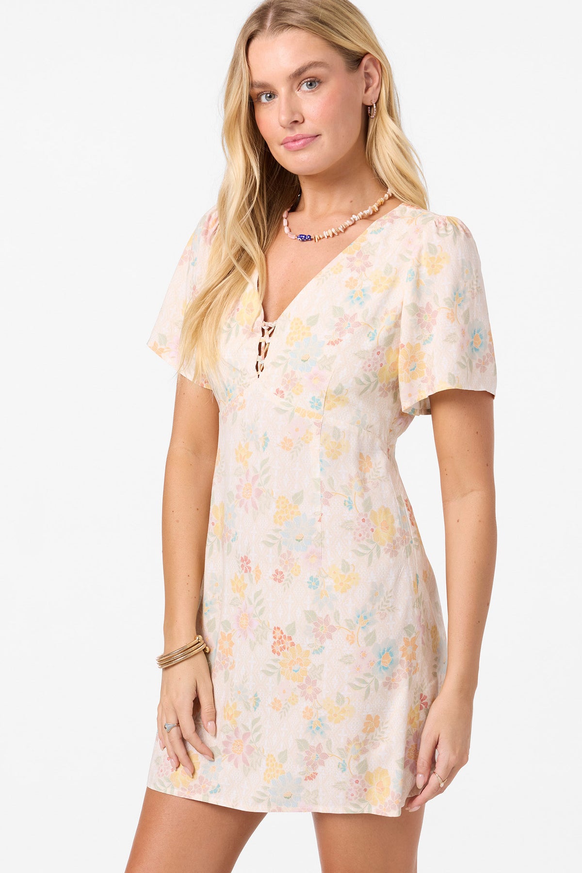 ROBIN FLORAL MINI DRESS