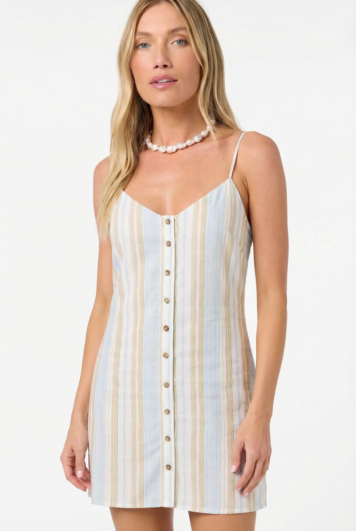 ATLEE STRIPE MINI DRESS