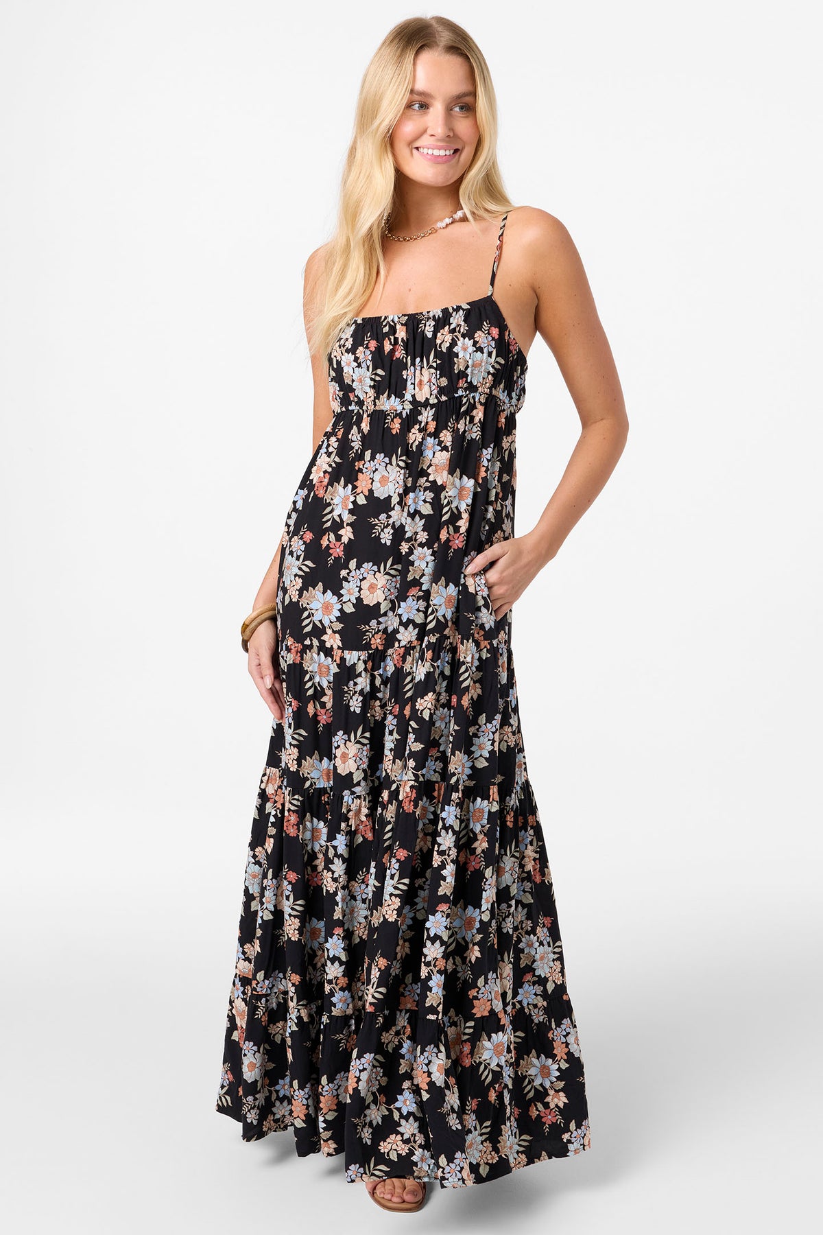 LILLIE BALI FLORAL MAXI DRESS