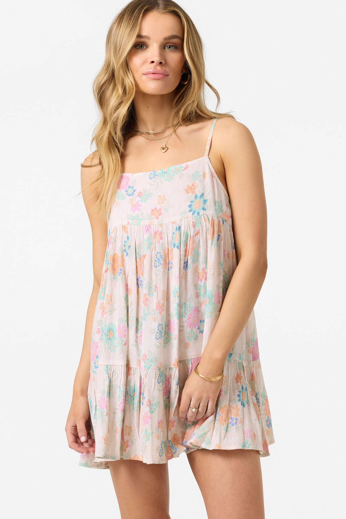 SALTWATER ESSENTIALS RILEE PRINTED MINI COVERUP DRESS