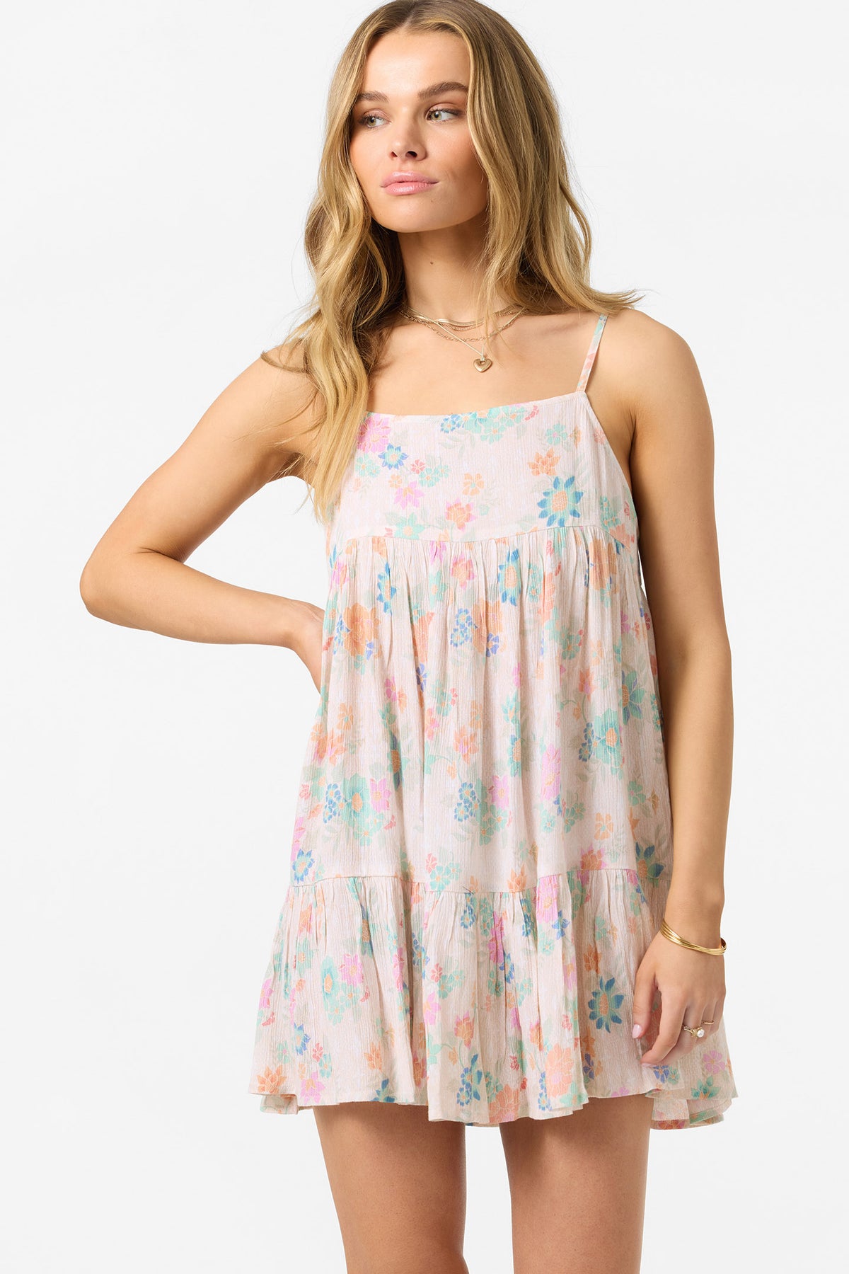SALTWATER ESSENTIALS RILEE PRINTED MINI COVERUP DRESS