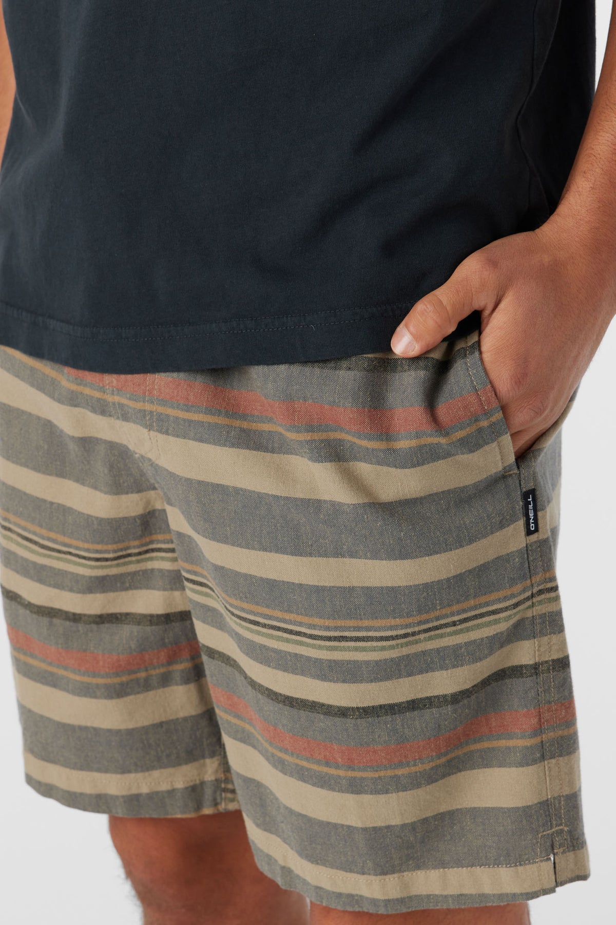 LOW KEY STRIPE SHORT