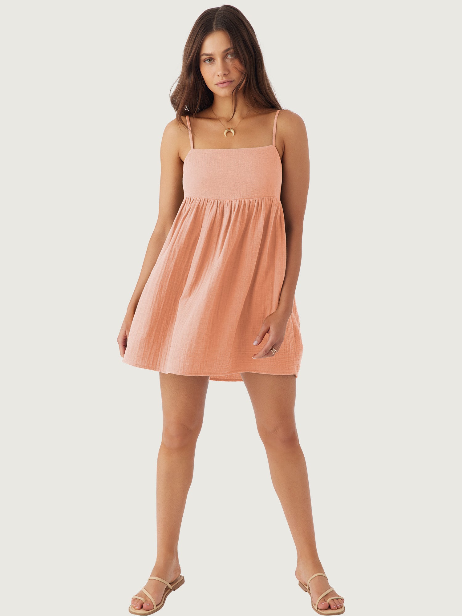 hadia crinkle double gauze mini dress HADIA DRESS – O'NEILL