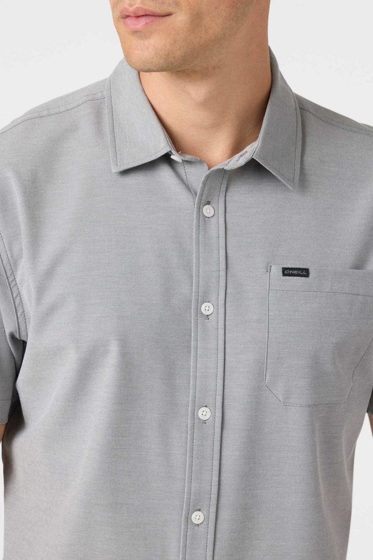 LIGHT CHECK HYBRID WOVEN TEE