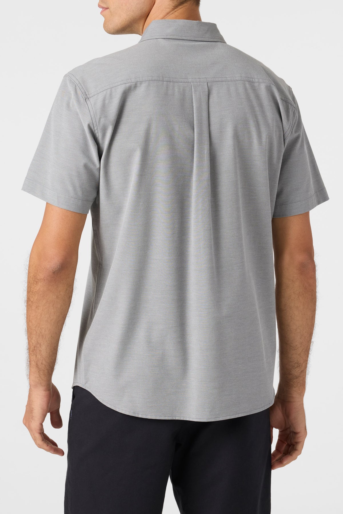 LIGHT CHECK HYBRID WOVEN TEE