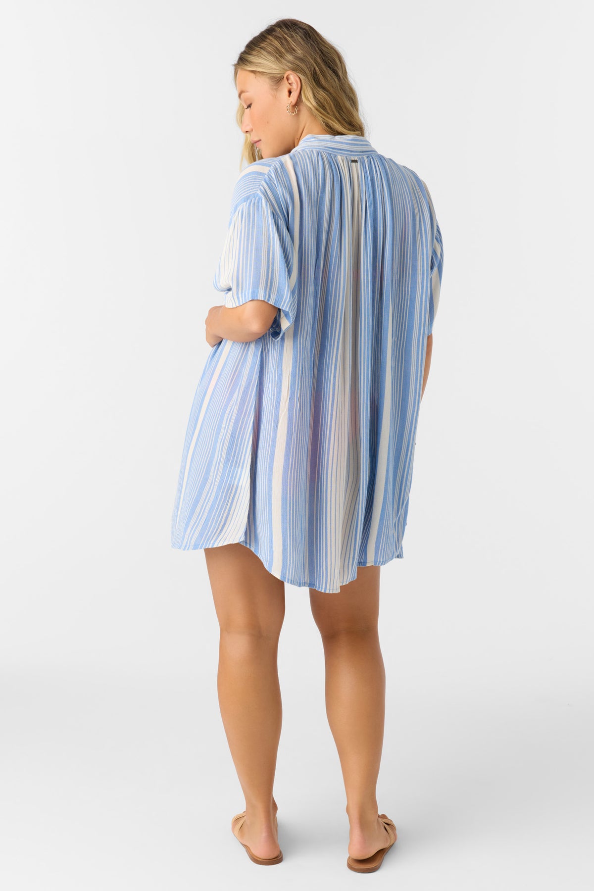 CARLEE STRIPED COVER UP