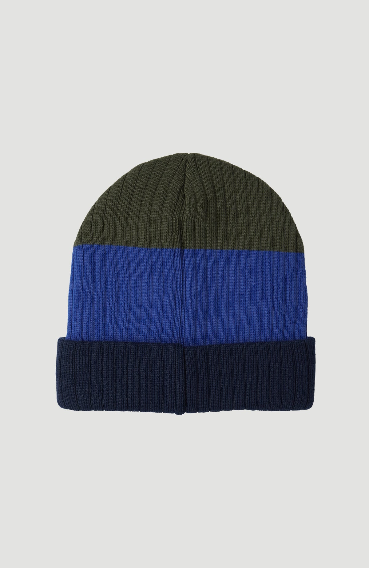 O'Neill Mens Blockstripe Beanie in Forest Night