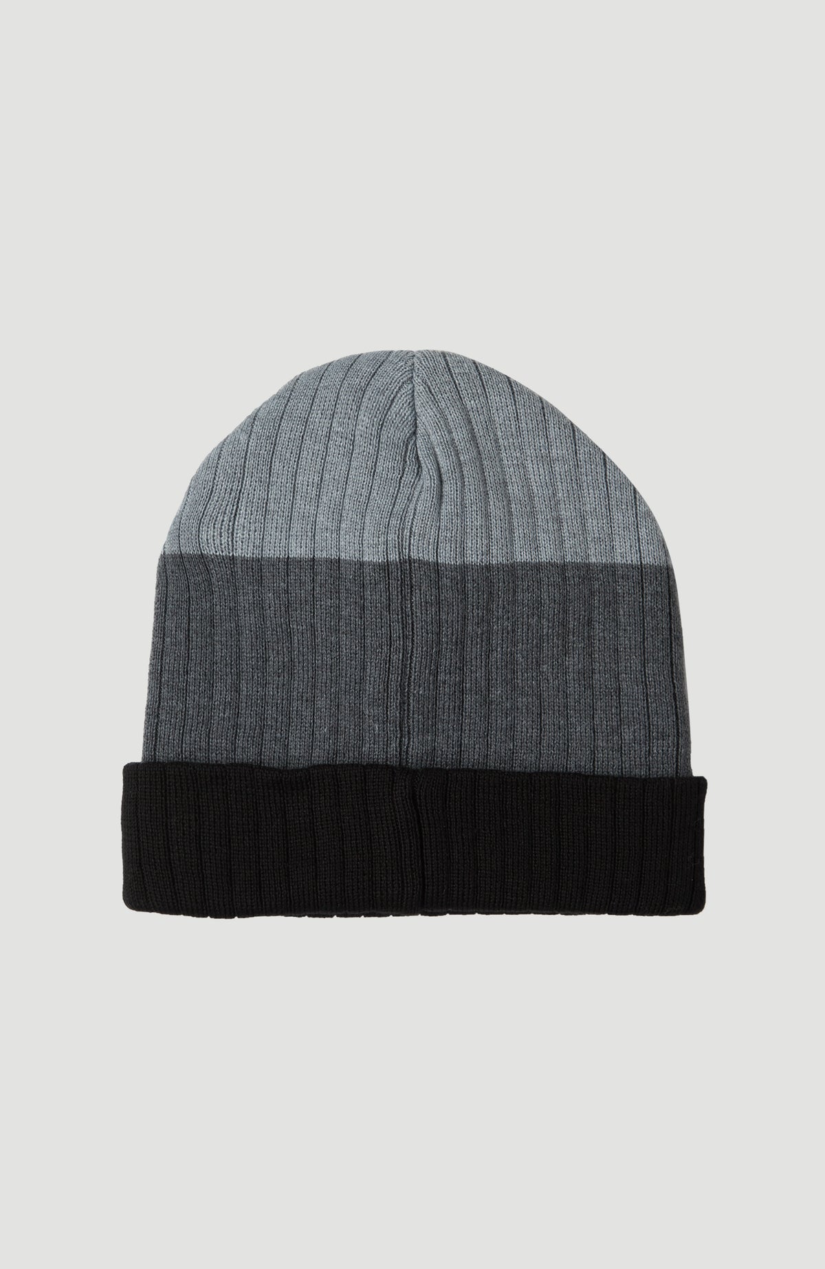 O'Neill Mens Blockstripe Beanie in Silver Melee