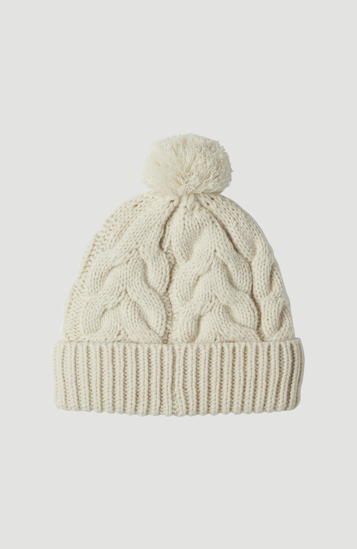 O'Neill Ladies Nora Wool Beanie in Powder White
