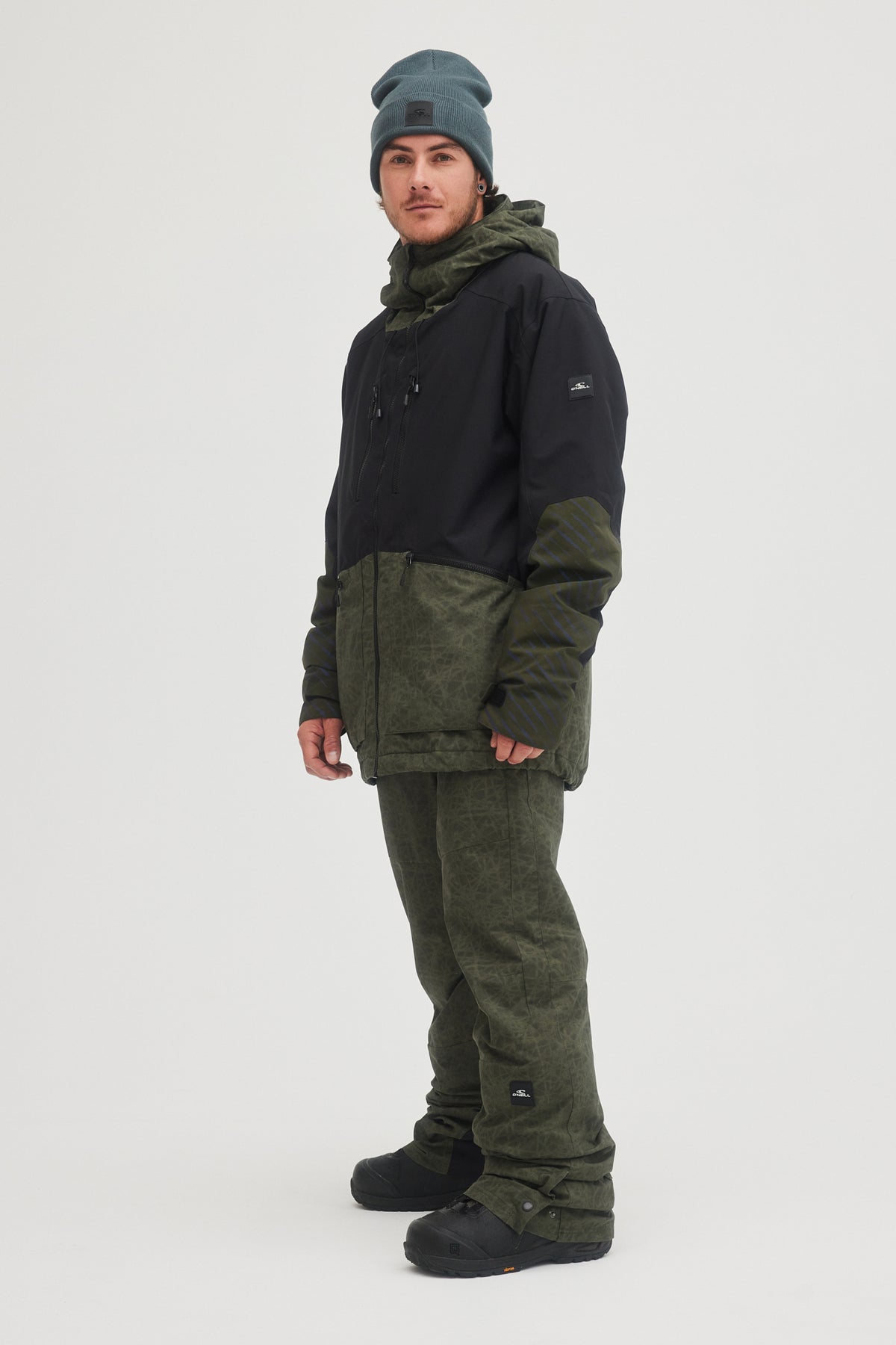 HAMMERED PRINT PANTS