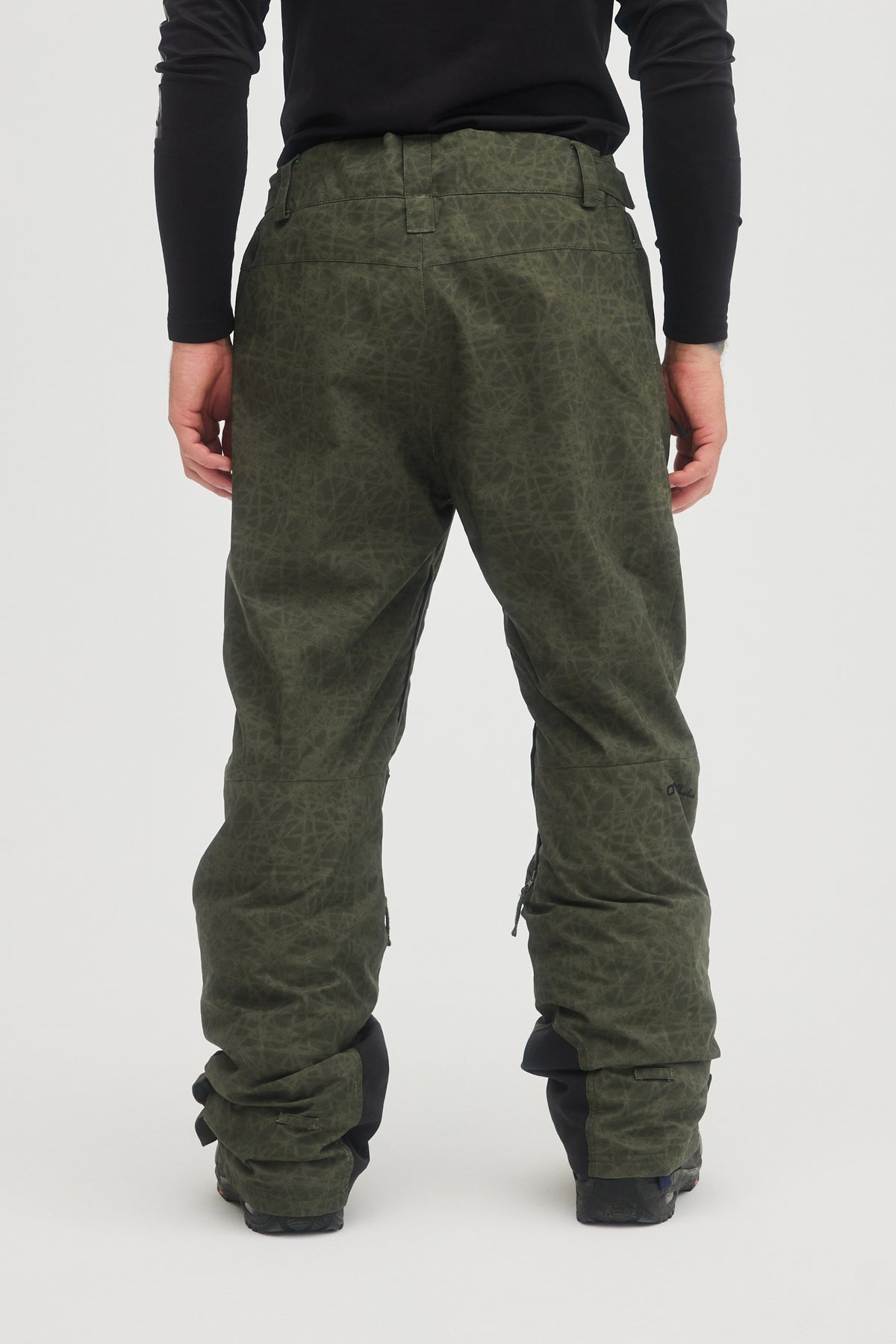 HAMMERED PRINT PANTS