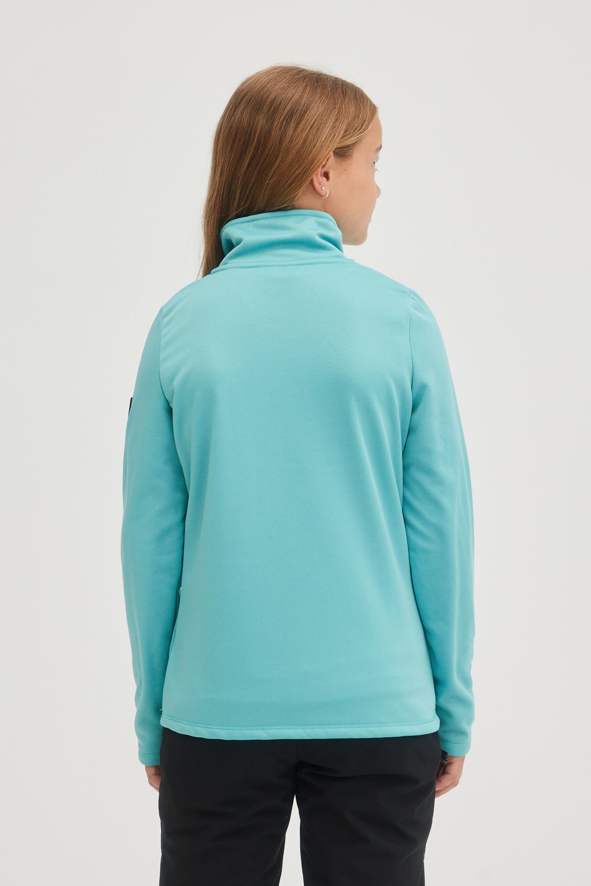 SOLID FLEECE HALF-ZIP