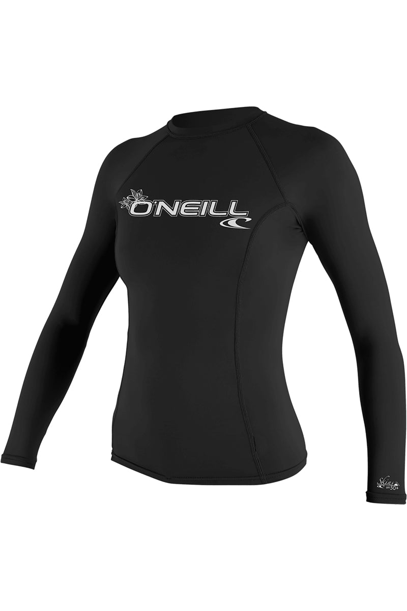 WOMEN'S BASIC 50+ L/S RASH GUARD