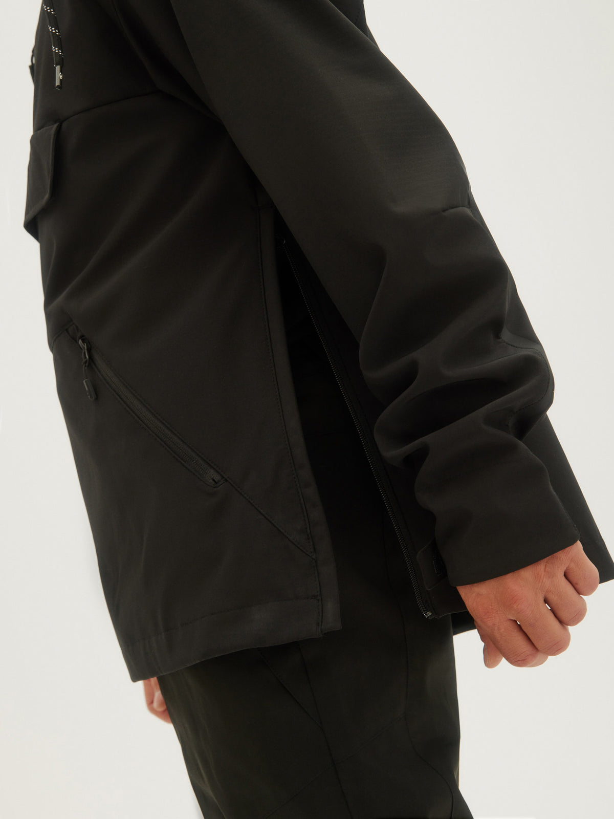 O'Neill Mens Anorak Hyperfleece in Black Out