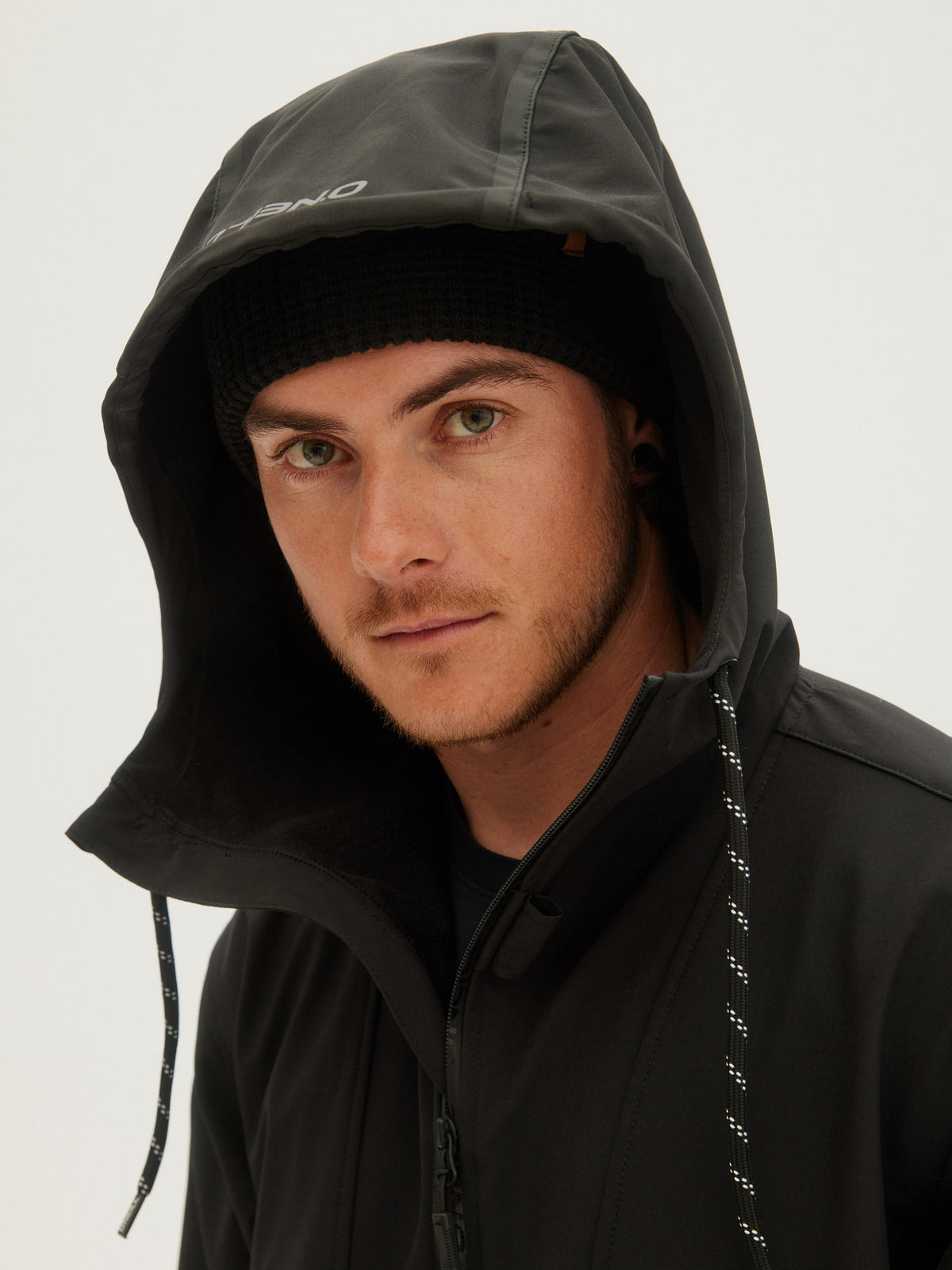 O'Neill Mens Anorak Hyperfleece in Black Out