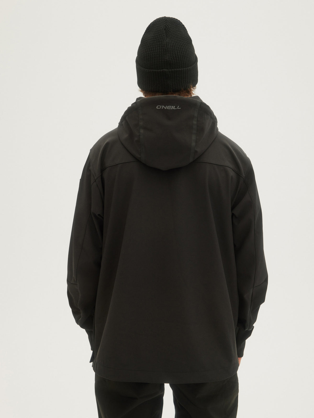O'Neill Mens Anorak Hyperfleece in Black Out