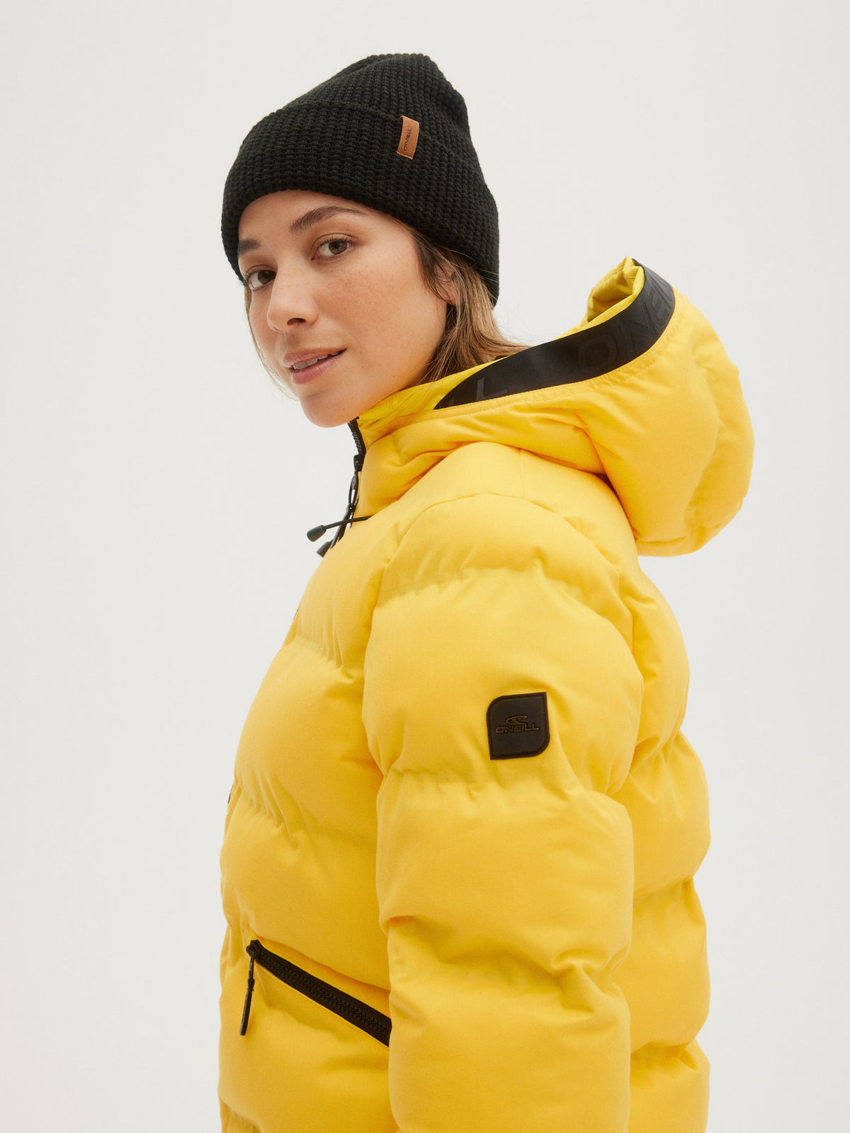 O'Neill Ladies Aventurine Jacket in Chrome Yellow