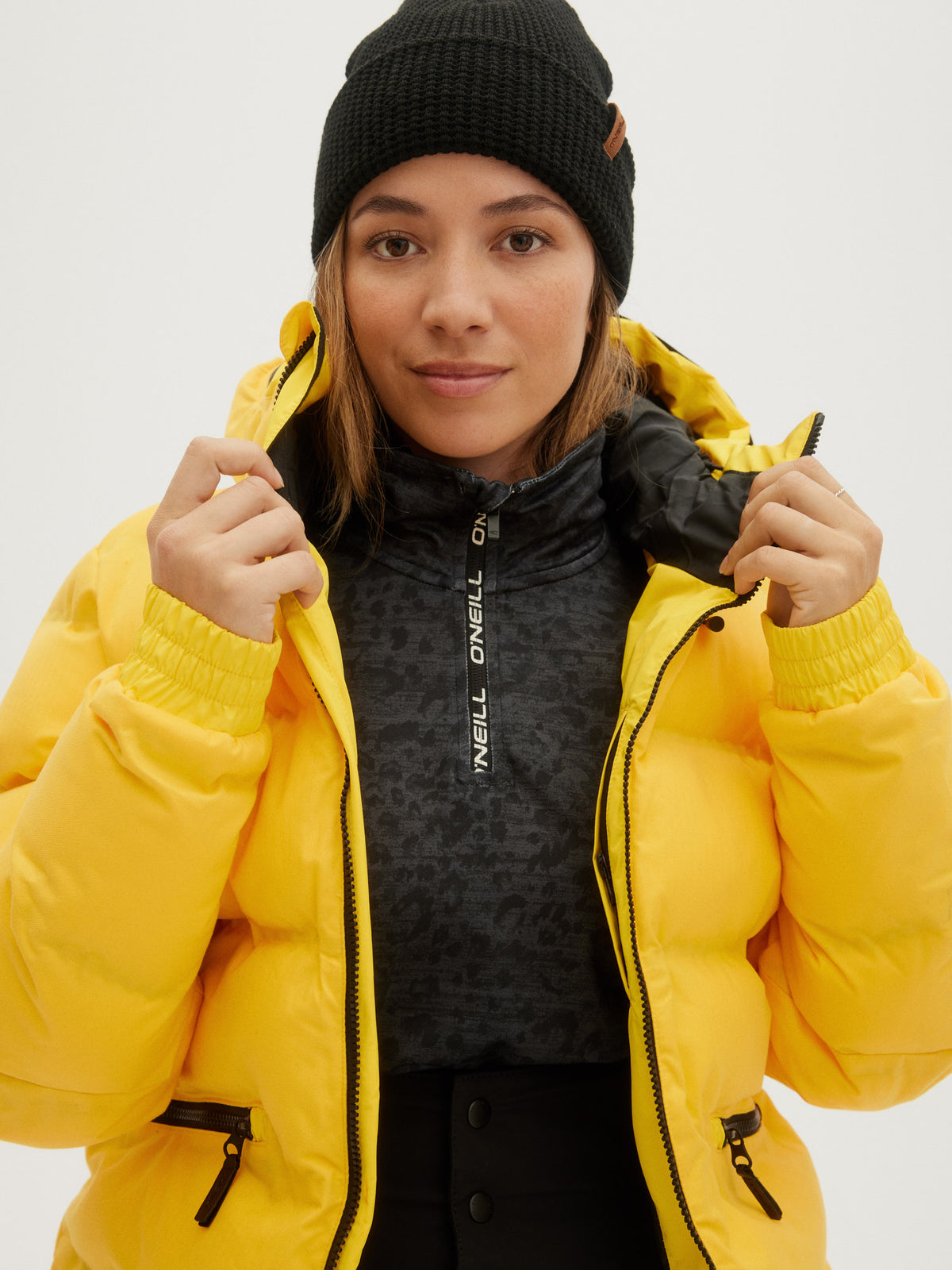 O'Neill Ladies Aventurine Jacket in Chrome Yellow