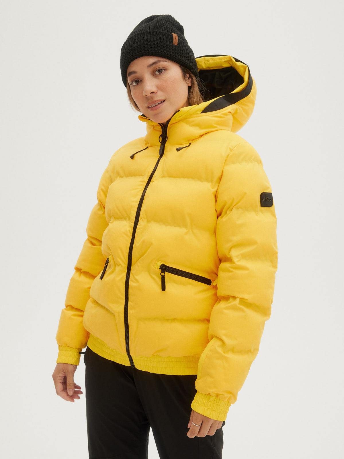 O'Neill Ladies Aventurine Jacket in Chrome Yellow