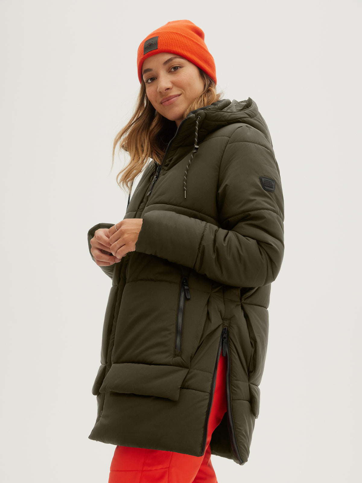 O'Neill Ladies Azurite Jacket in Army Green