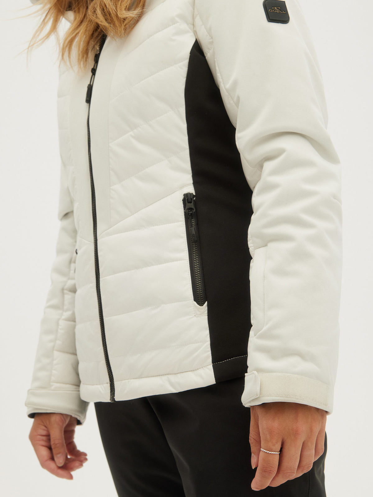 O'Neill Ladies Baffle Igneous Jacket in Powder White