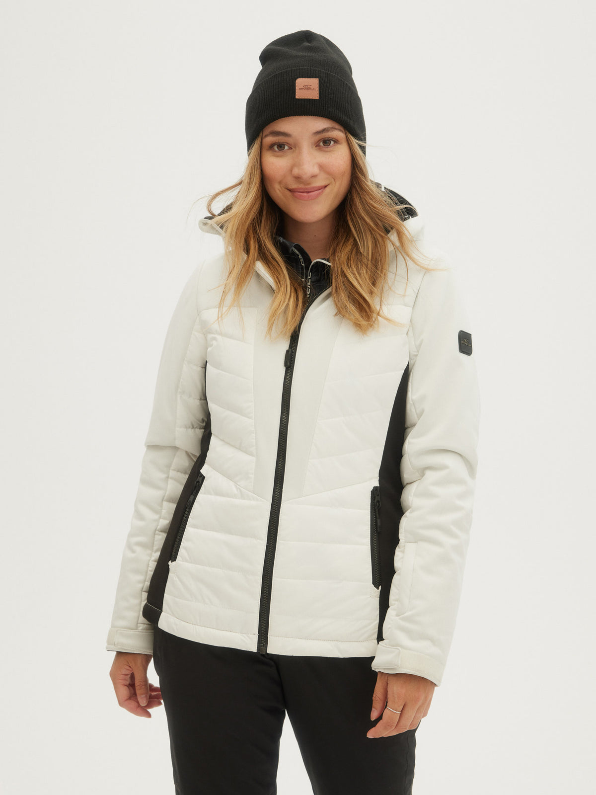 O'Neill Ladies Baffle Igneous Jacket in Powder White