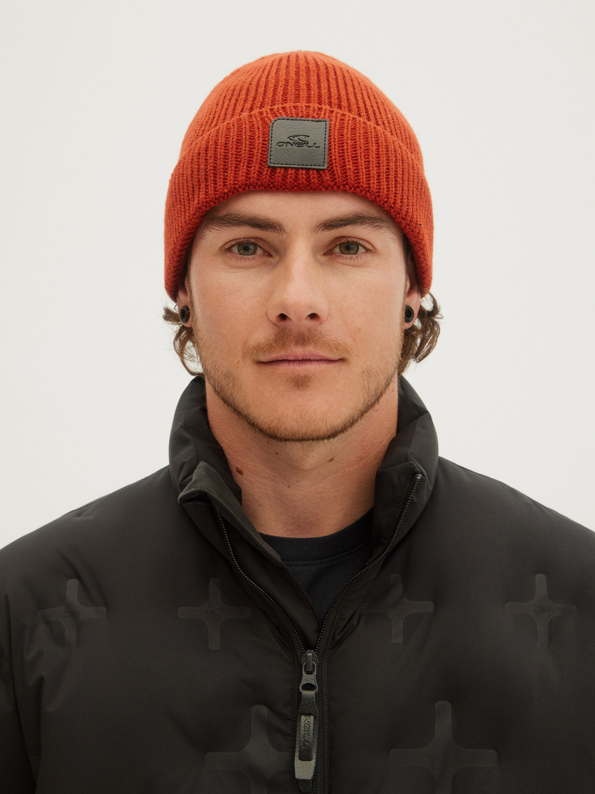 O'Neill Mens Bouncer Beanie in Rooibos Red