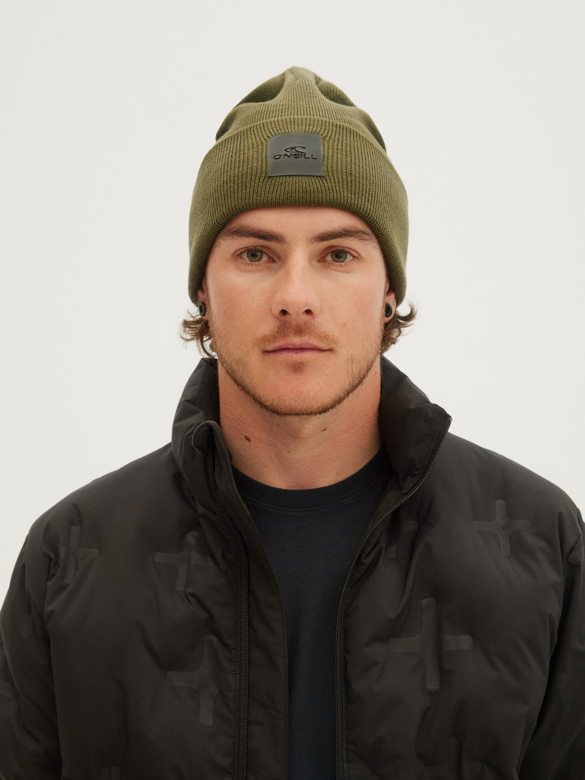 O'Neill Mens Cube Beanie in Forest Night