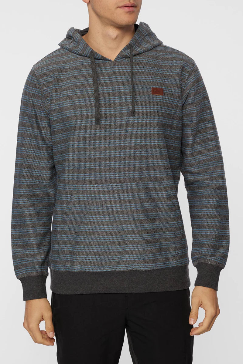 Striped cheap pullover hoodie