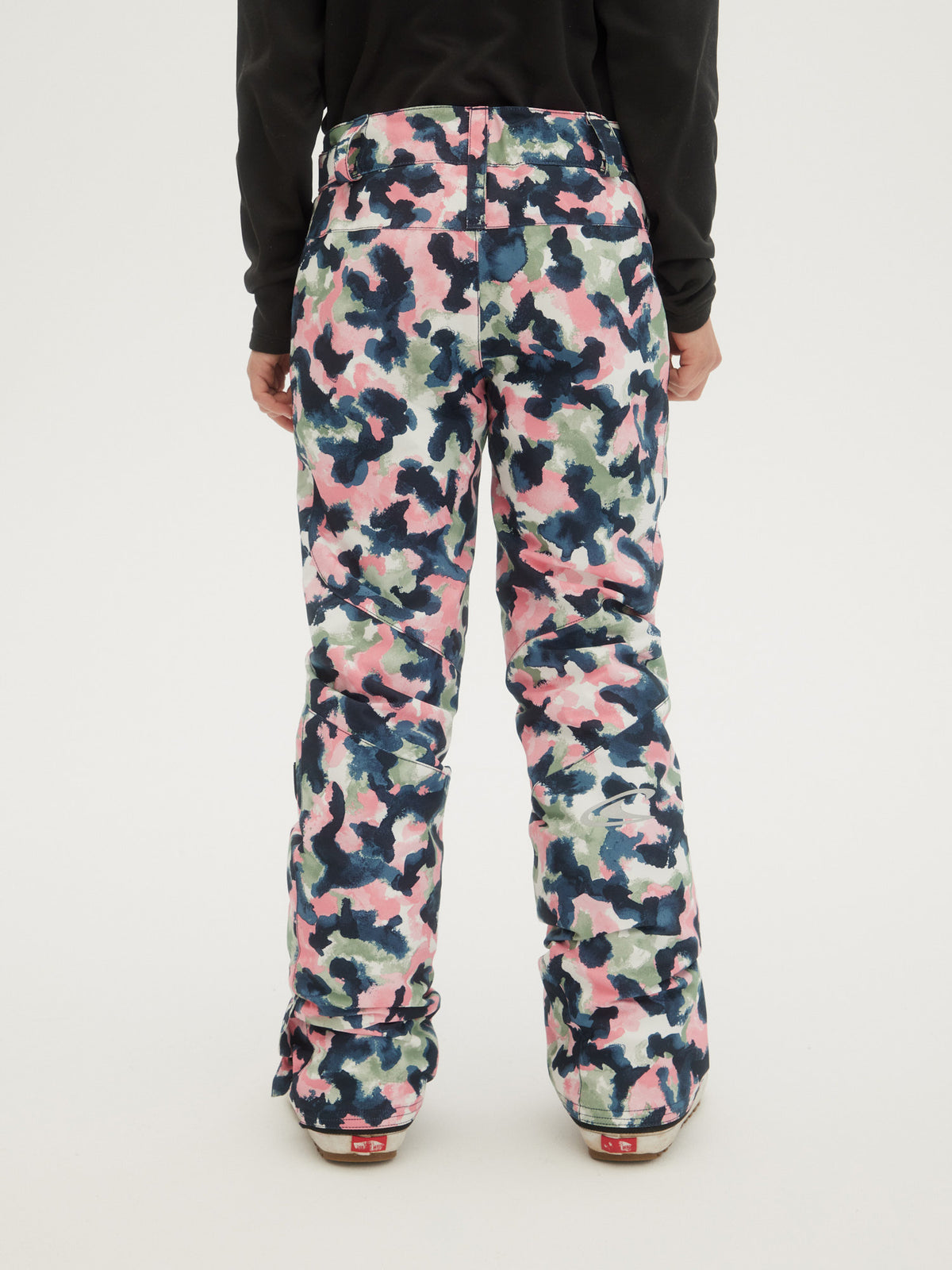 O'Neill Girls Charm Printed Pants in Blue Aop W/ Pink