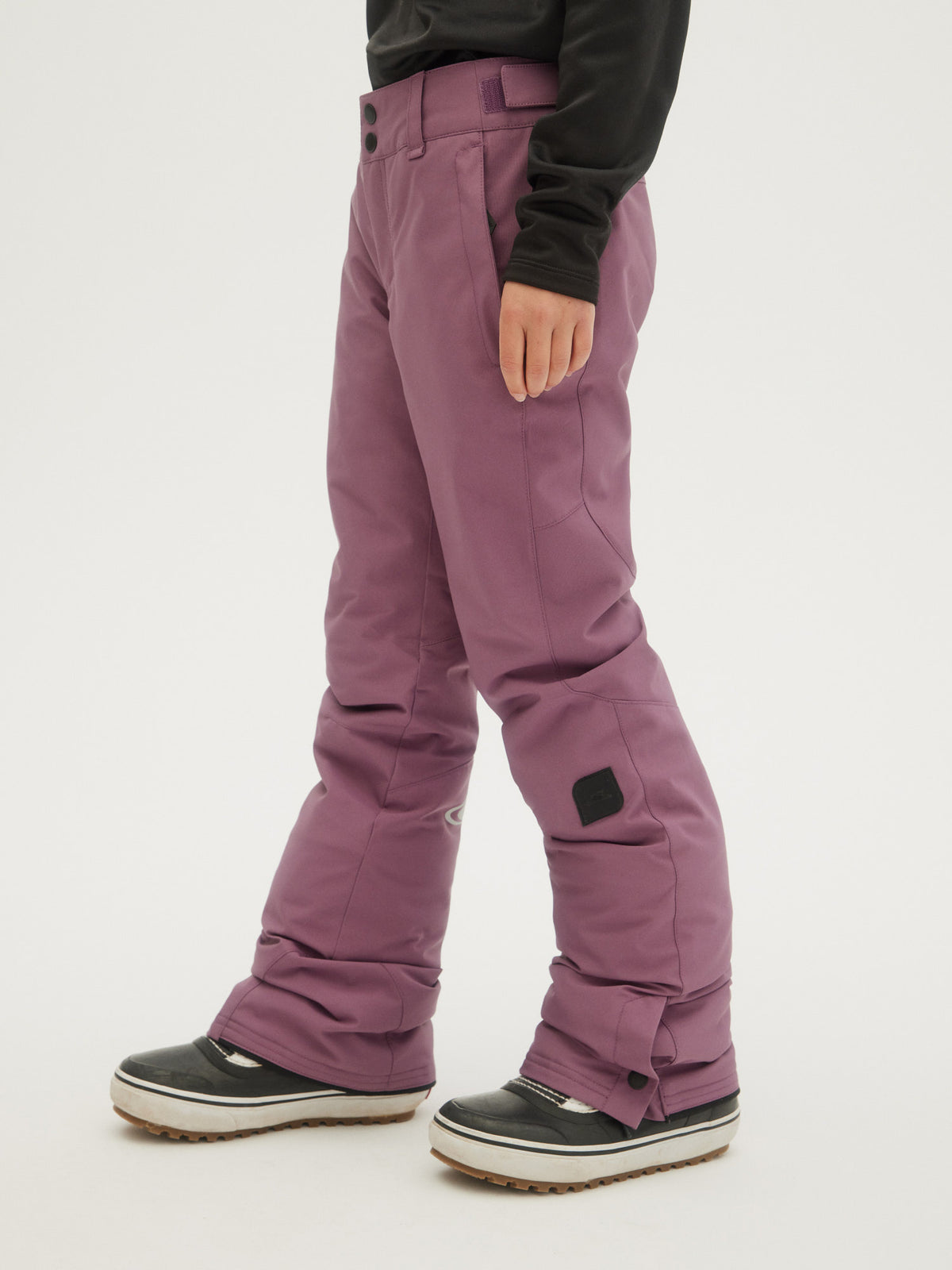 O'Neill Girls Charm Pants in Berry Conserve
