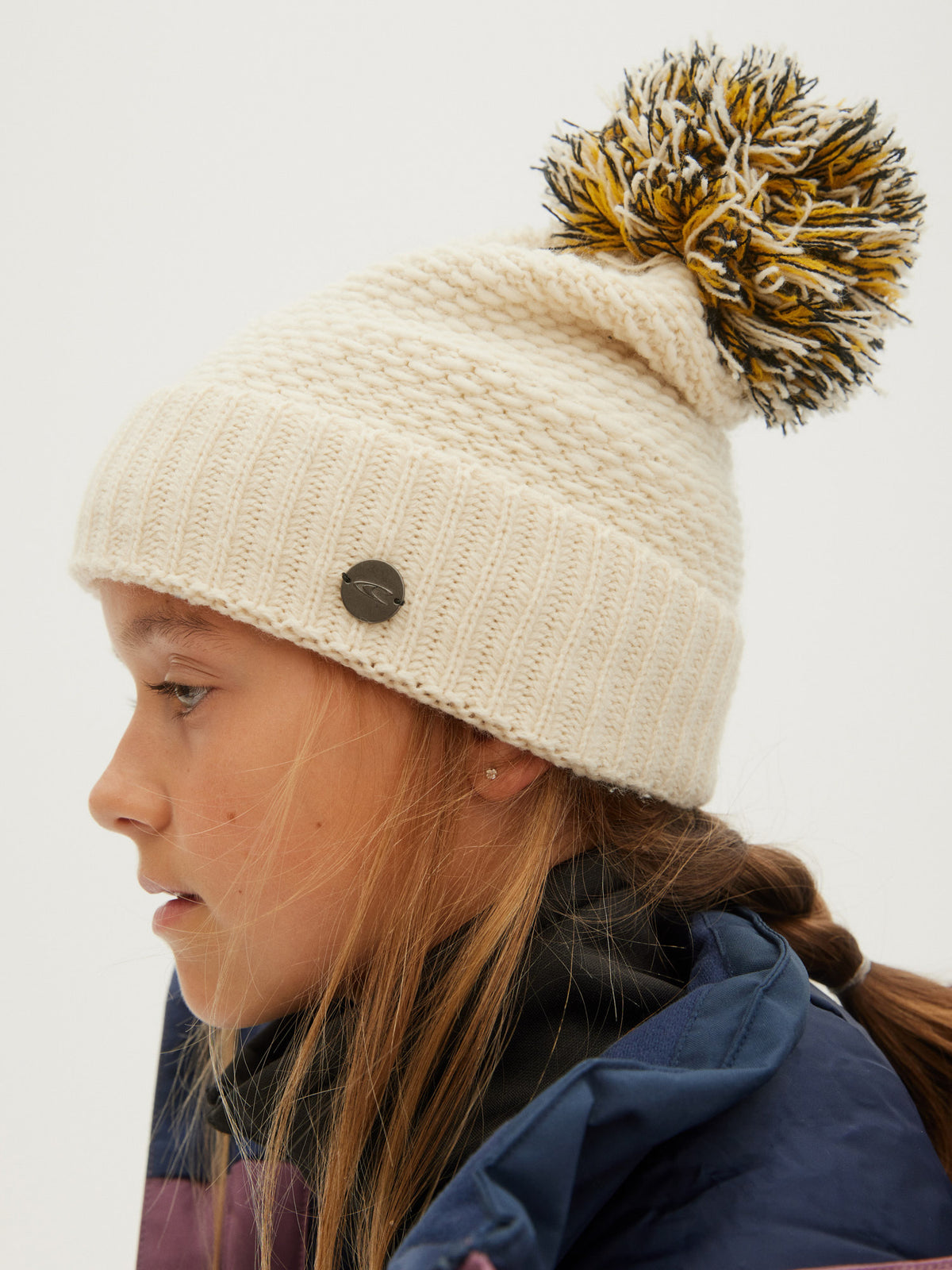 O'Neill Girls Chunky Beanie in Birch