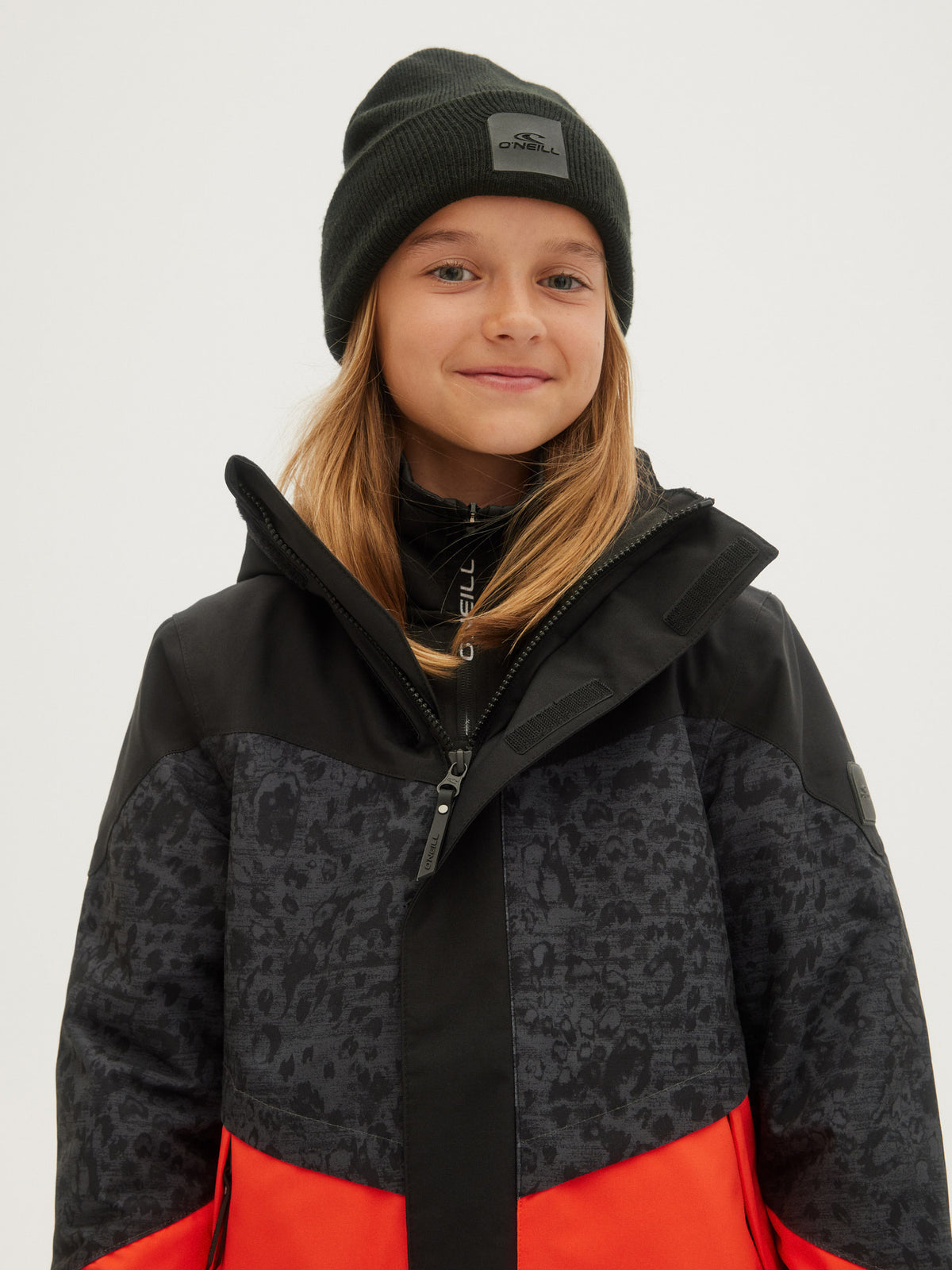 O'Neill Girls Coral Jacket in Black Out
