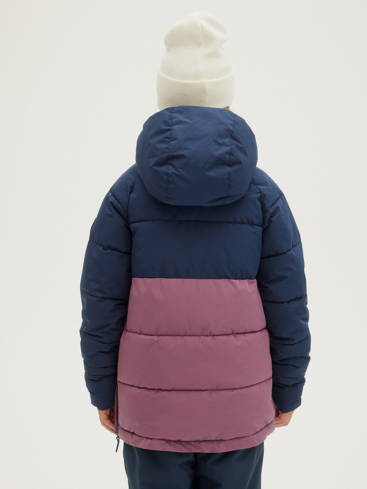 O'Neill Girls Powder Puff Anorak in Berry Conserve