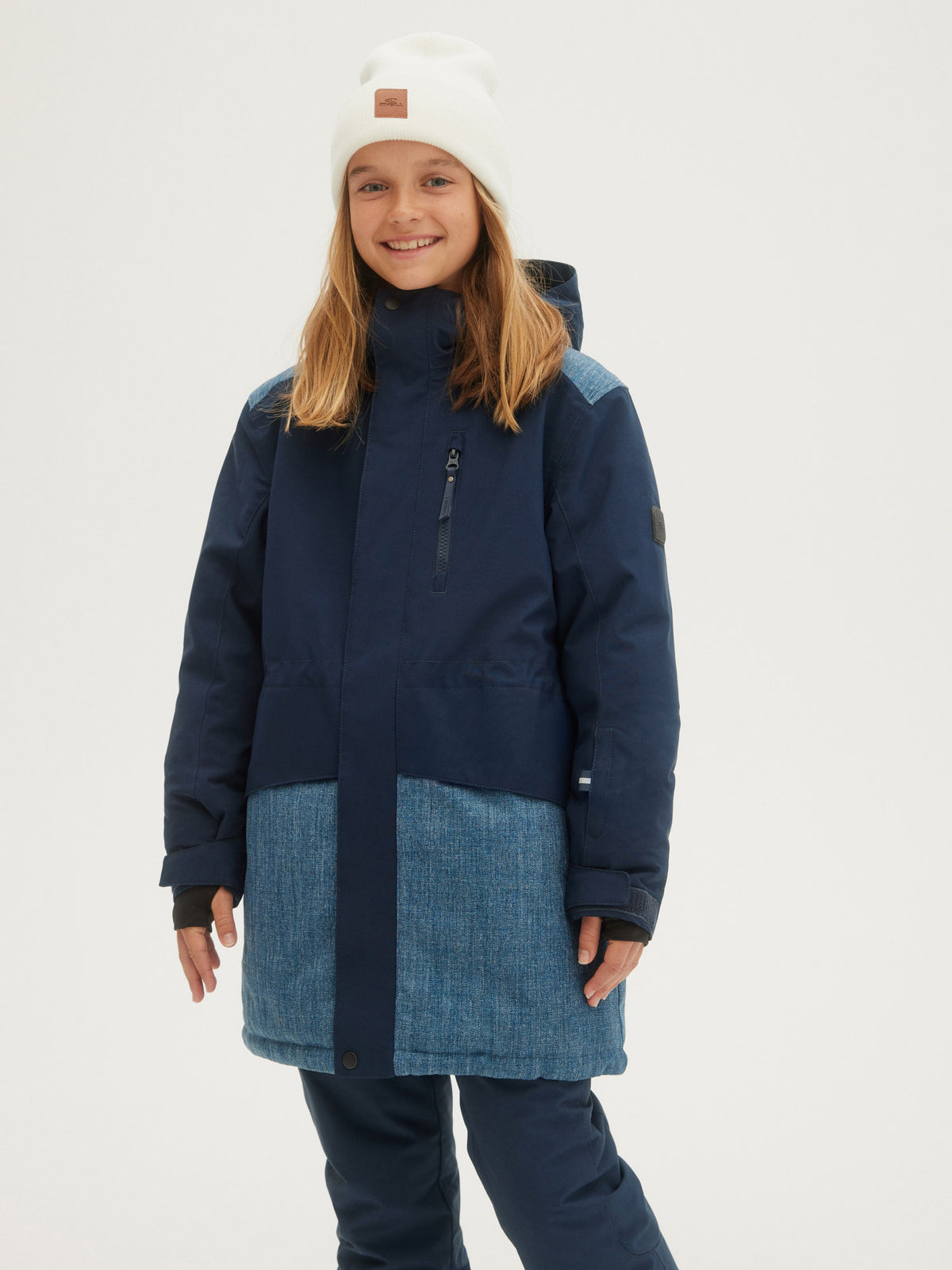 O'Neill Girls Zeolite Jacket in Ink Blue